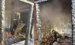 Evinde çıkan yangında öldü