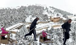 Kahramanmaraşlı sporcudan ilginç antrenman yöntemi