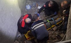 Kahramanmaraş'ta asansör boşluğuna düşen adamı itfaiye kurtardı