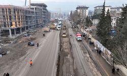 Kahramanmaraş'ta Azerbaycan Bulvarı’nda asfalt öncesi hazırlıklar başladı