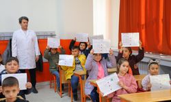 Kahramanmaraş'ta Haydar Aliyev İlkokulu'nda karne heyecanı