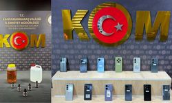 Kahramanmaraş’ta kaçak alkol ve cep telefonu operasyonu
