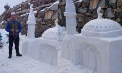 Kahramanmaraş’ta Vatandaş Köyüne Kardan Cami Yaptı