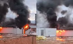 Kahramanmaraş'ta Rezerv Alan Şantiyesinde Yangın: 2 İşçi Hastaneye Kaldırıldı