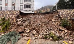 Kahramanmaraş’ta Şiddetli Yağış Sonrası İstinat Duvarı Çöktü