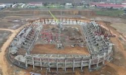 Kahramanmaraş’ta yeni 12 Şubat Stadyumu yükseliyor! İşte son durum