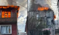 Kocaeli’de 3 katlı binada yangın