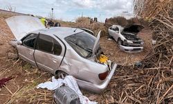 Nazilli’de şarampole devrilen otomobilde 2 kişi ağır yaralandı