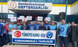 Türkiye Kamu-Sen’den Kahramanmaraş’ta Eylem: Ücrette hakkaniyet istiyoruz!