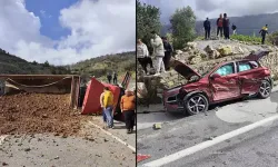 1 kişinin öldüğü kazada 2 otomobile çarpan TIR'ın sürücüsü tutuklandı