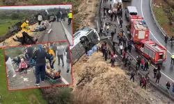 Antalya'da yolcu otobüsü devrildi; 8 ölü, 26 yaralı