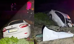 Edirne'de otomobil, şarampole devrildi: 2 ölü