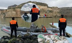 Ağ ile avlanma yasağını ihlal eden şahıslar suçüstü yakalandı