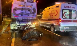 Aydın’da belediye temizlik aracı ile çarpışan motosikletin sürücüsü öldü