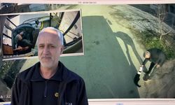 Başı konserve kutusuna sıkışan kediyi otobüs şoförü kurtardı