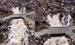 Dağ patladı içinden şelale çıktı