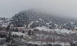 Dulkadiroğlu ilçesi Bertiz Başdervisli karla kaplandı