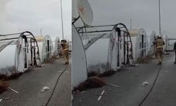 Dulkadiroğlu Yahya Kemal Mahallesi’nde Konteyner Yangını Söndürüldü