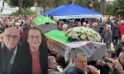 Evlerinde bıçaklanarak öldürülen yaşlı çift son yolculuğuna uğurlandı
