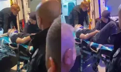 Aranan hükümlü polisleri görünce balkondan atladı