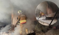 Hatay’da apartman dairesi ve metruk binada yangın