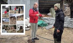 Kahramanmaraş Andırın’da yağışlar sonrası üreticilere barınma desteği