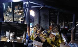 Kahramanmaraş Göksun’da çatı yangını paniğe yol açtı, itfaiye felaketi önledi