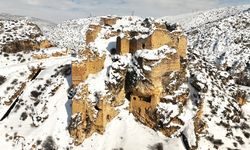 Kahramanmaraş’ın saklı güzelliği kar altında