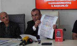 CHP İl Başkanı Ünal Ateş: “Kahramanmaraş’ta 400 TL’lik Su Faturası 3.300 TL Oldu”
