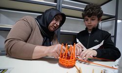 Kahramanmaraş’ta anne ve çocuklar atölyede buluştu