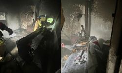 Kahramanmaraş’ta çıkan ev yangını mahalleliyi sokağa döktü