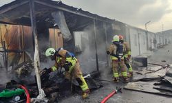 Kahramanmaraş’ta konteyner konteyner kentte yangın paniği