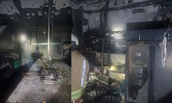 Kahramanmaraş’ta Meraş Kebap’ı Alevler Sardı: İşletme Küle Döndü