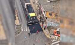 Kahramanmaraş’ta Şehit Ali Çuhadar Caddesi asfaltı yenileniyor