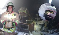 Kahramanmaraş'ta yangında ev kül oldu ama Kur’an-ı Kerim yanmadı