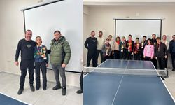 Kahramanmaraş’ta yıldızlar masa tenisi turnuvası tamamlandı