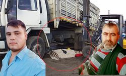 Kamyonun damperinin düşmesiyle iki kişi hayatını kaybetti