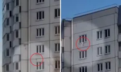 Mucize Kurtuluş! 33 Metreden Düşen Bebek, İki Hemşire Tarafından Montla Yakalandı