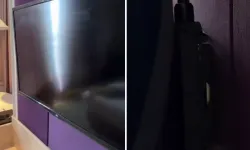 Otel Odasındaki Televizyonun Arkasından Gizli Kamera Çıktı