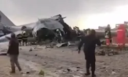 Para taşıyan uçak düştü: 20 Ölü, 16 Yaralı