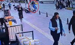 Yola fırlayan 7 yaşındaki çocuğa motosikletle çarptılar, arkalarına baka baka yollarına devam ettiler