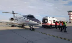 30 Günlük Bebek İçin Seferberlik: Uçak Ambulans Havalandı