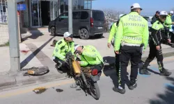 Kamyonete çarpan motosikletin sürücüsü hayatını kaybetti