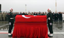 Ağrı'da askeri araç kazasında şehit olan Uzman Çavuş Akarsel için tören düzenlendi