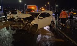 Ataşehir’de zincirleme kaza! 8 araç çarpıştı, 4 yaralı