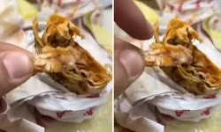 Dürümün İçinden Alçıpan Parçaları Çıktı