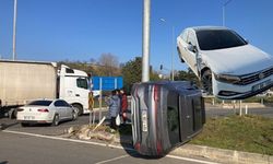 Edirne İpsala’da iki otomobil kavşakta çarpıştı: 4 yaralı