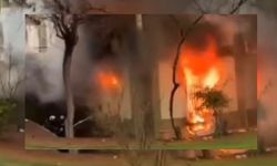 Gaziantep Şehitkamil'de cami yangını! Alevler bodrum katı sardı