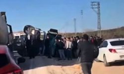 Gaziantep’te devrilen beton mikserinin sürücüsü hayatını kaybetti