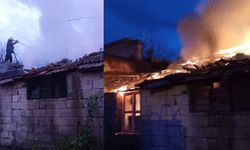 Hatay’da metruk bina alev aldı